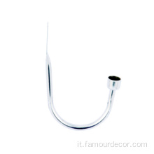 Te forma tende in ottone gancio tenda decorativa
